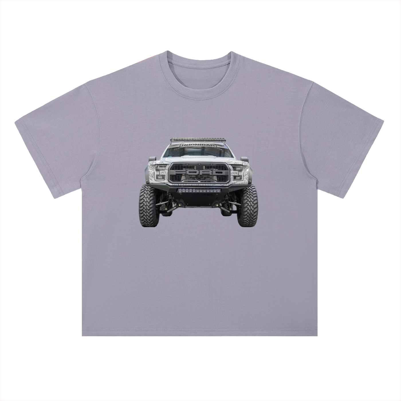Heavyweight Drop Shoulder Cotton T-Shirt Raptor
