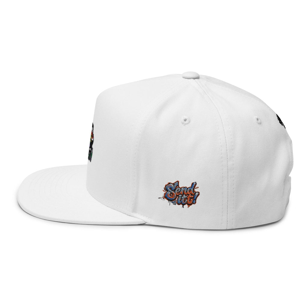 Flat Bill Cap (Embroidery)