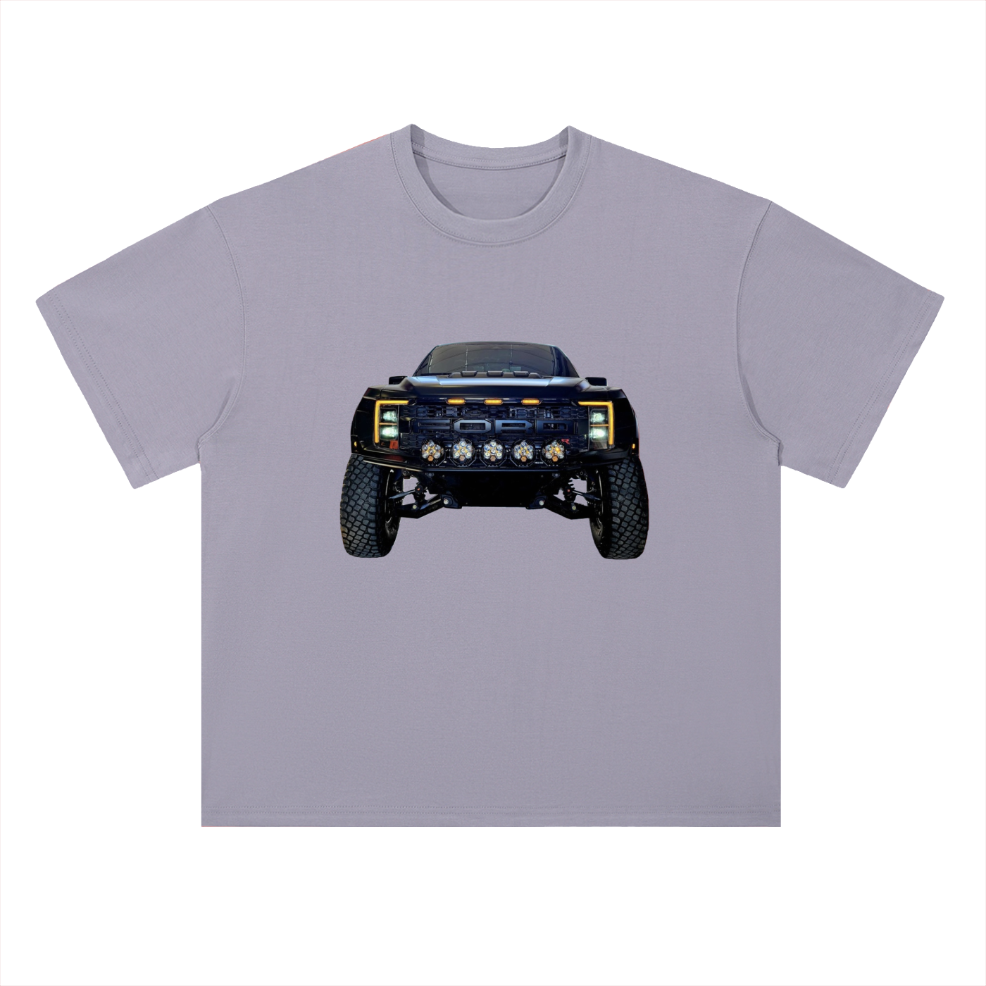 Heavyweight Drop Shoulder Cotton T-Shirt Raptor