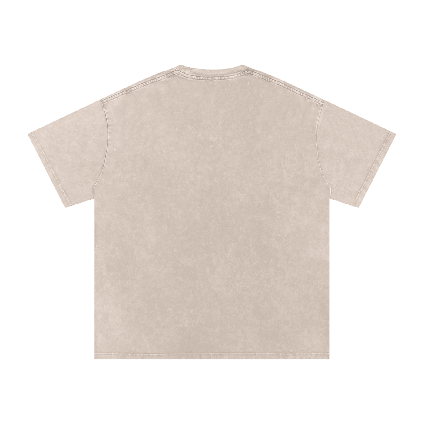 Snow Washed Oversized Cotton T-Shirt Mexican calendar
