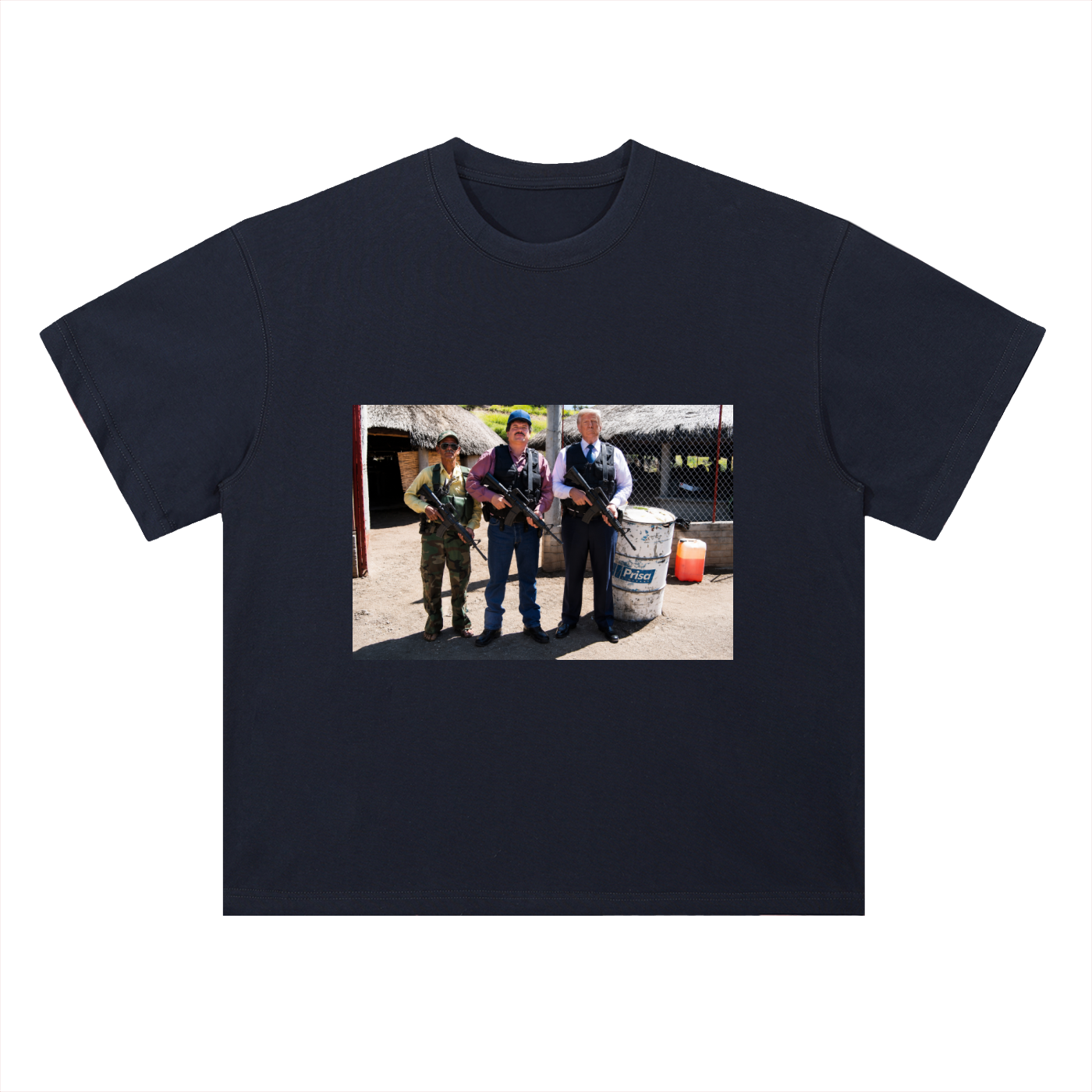 Heavyweight Drop Shoulder Cotton T-Shirt Narcoland