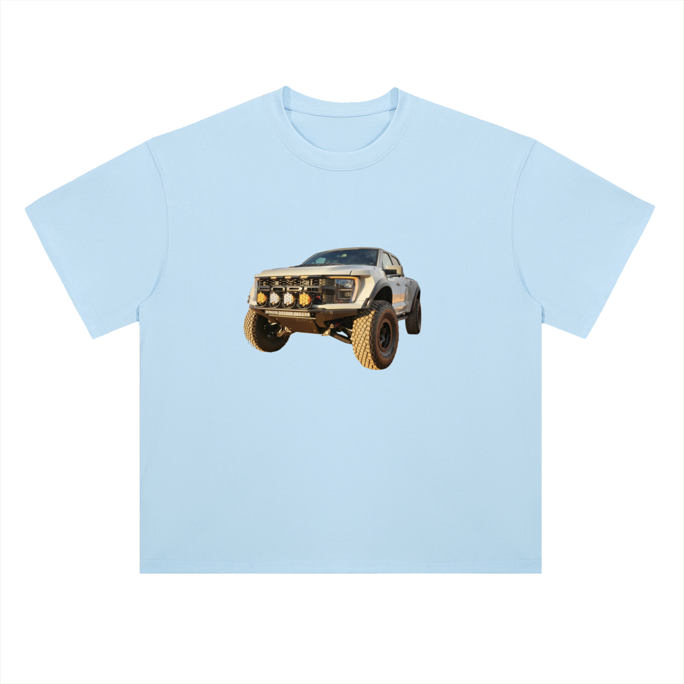 Heavyweight Drop Shoulder Cotton T-Shirt Raptor