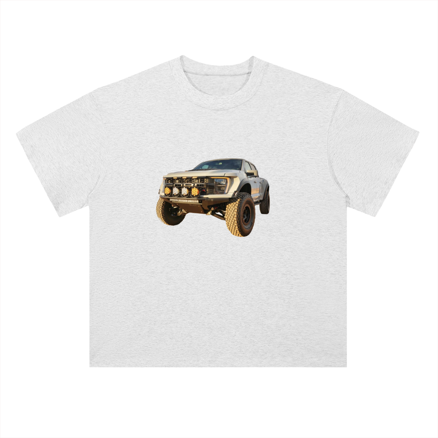Heavyweight Drop Shoulder Cotton T-Shirt Raptor