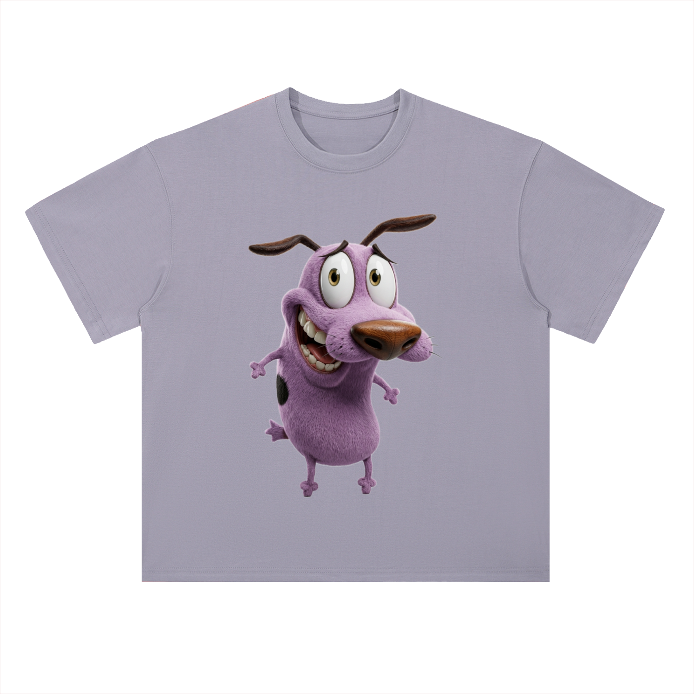 Heavyweight Drop Shoulder Cotton T-Shirt Coward Dog