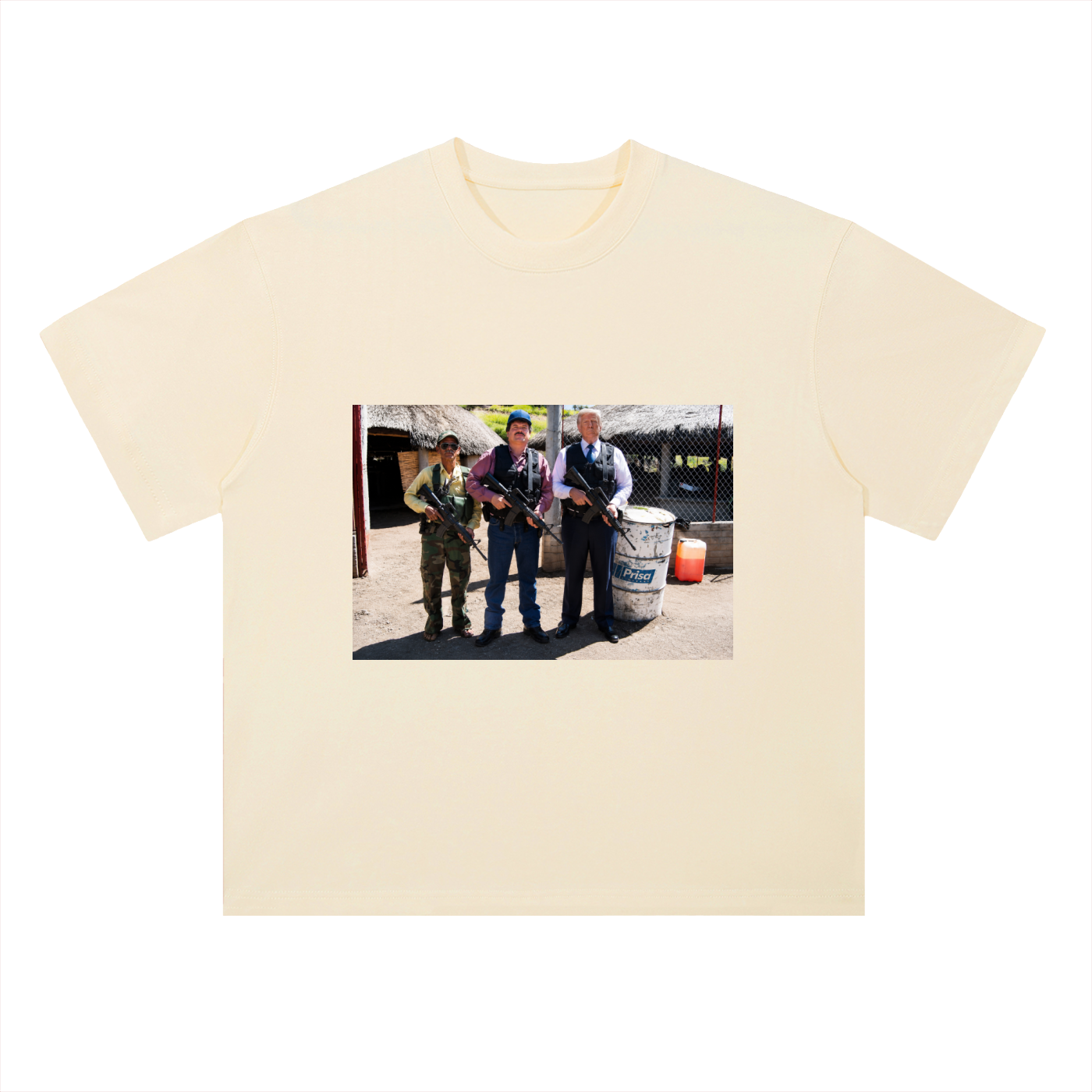Heavyweight Drop Shoulder Cotton T-Shirt Narcoland