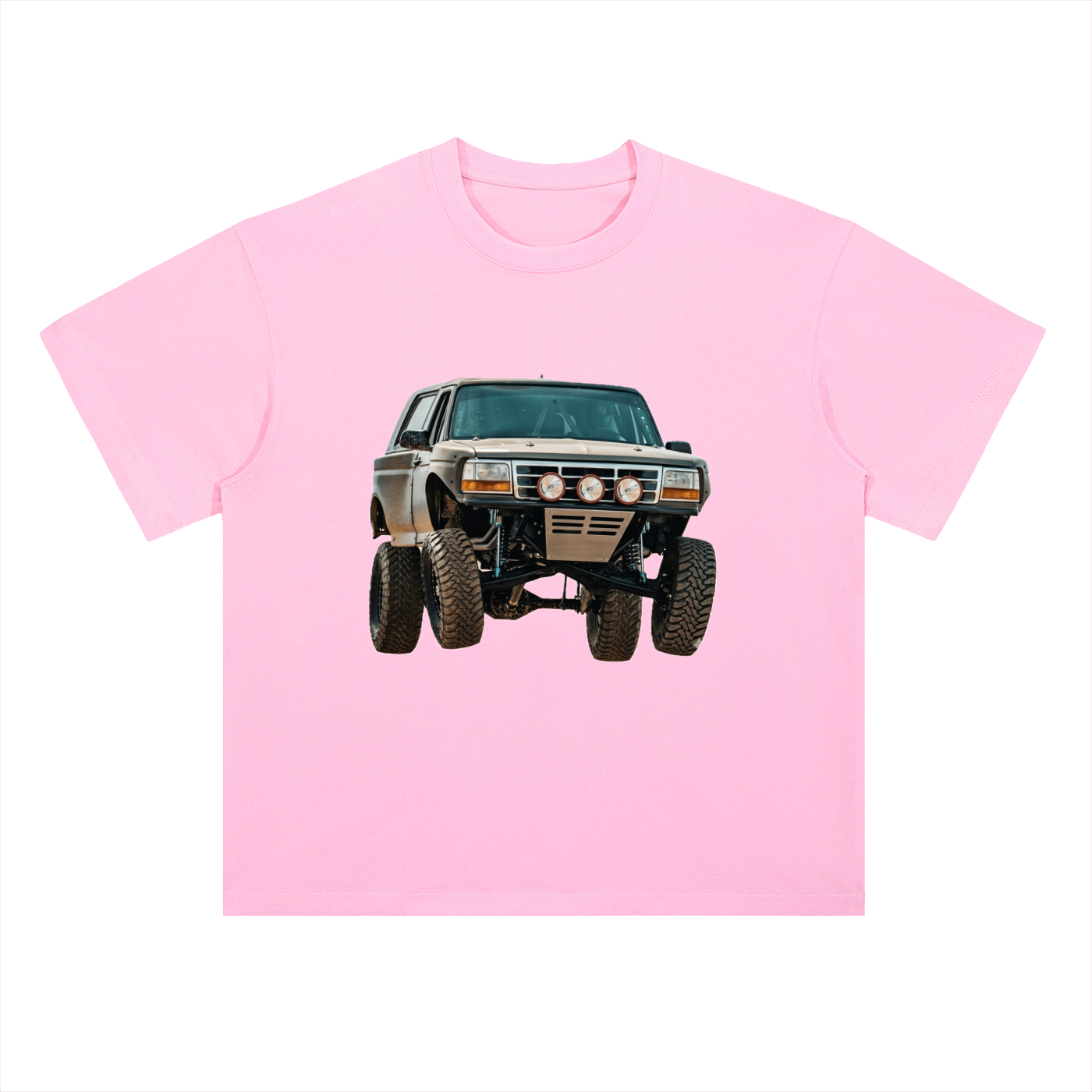 Heavyweight Drop Shoulder Cotton T-Shirt Bronco Baja