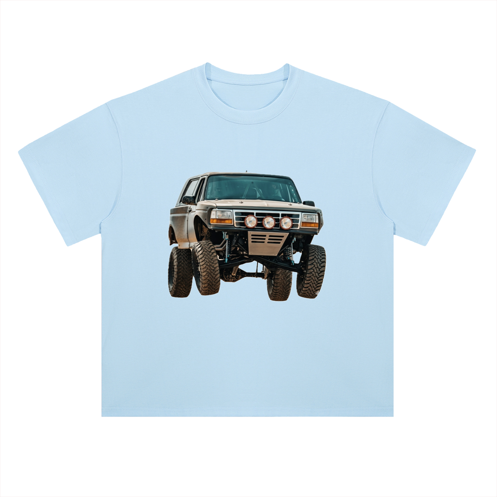 Heavyweight Drop Shoulder Cotton T-Shirt Bronco Baja