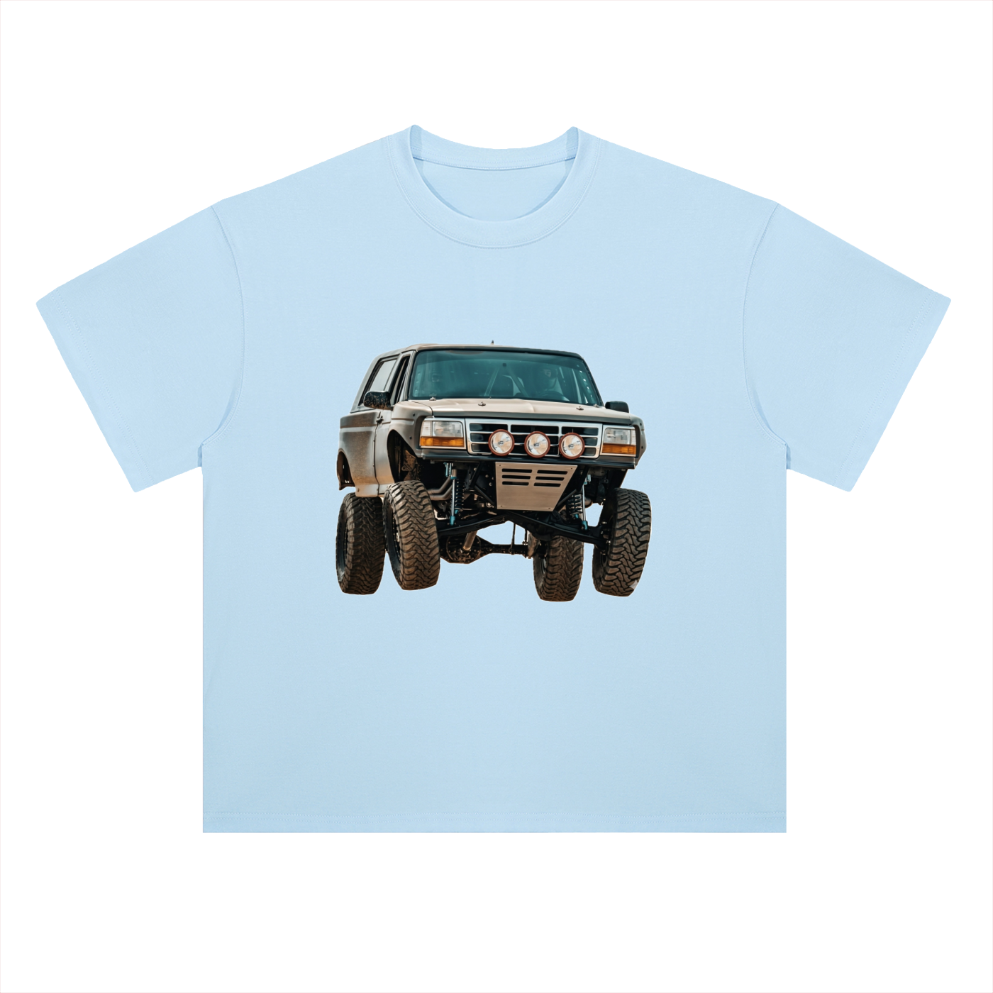 Heavyweight Drop Shoulder Cotton T-Shirt Bronco Baja