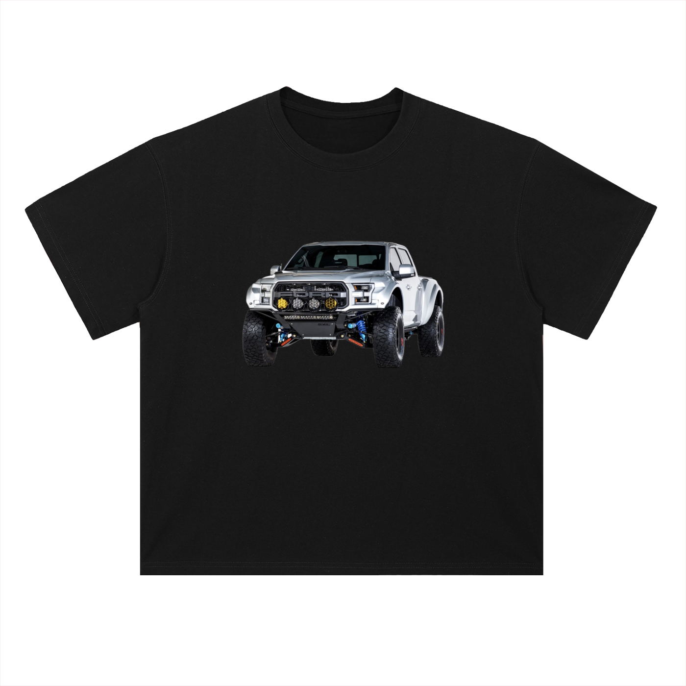 Heavyweight Drop Shoulder Cotton T-Shirt Raptor
