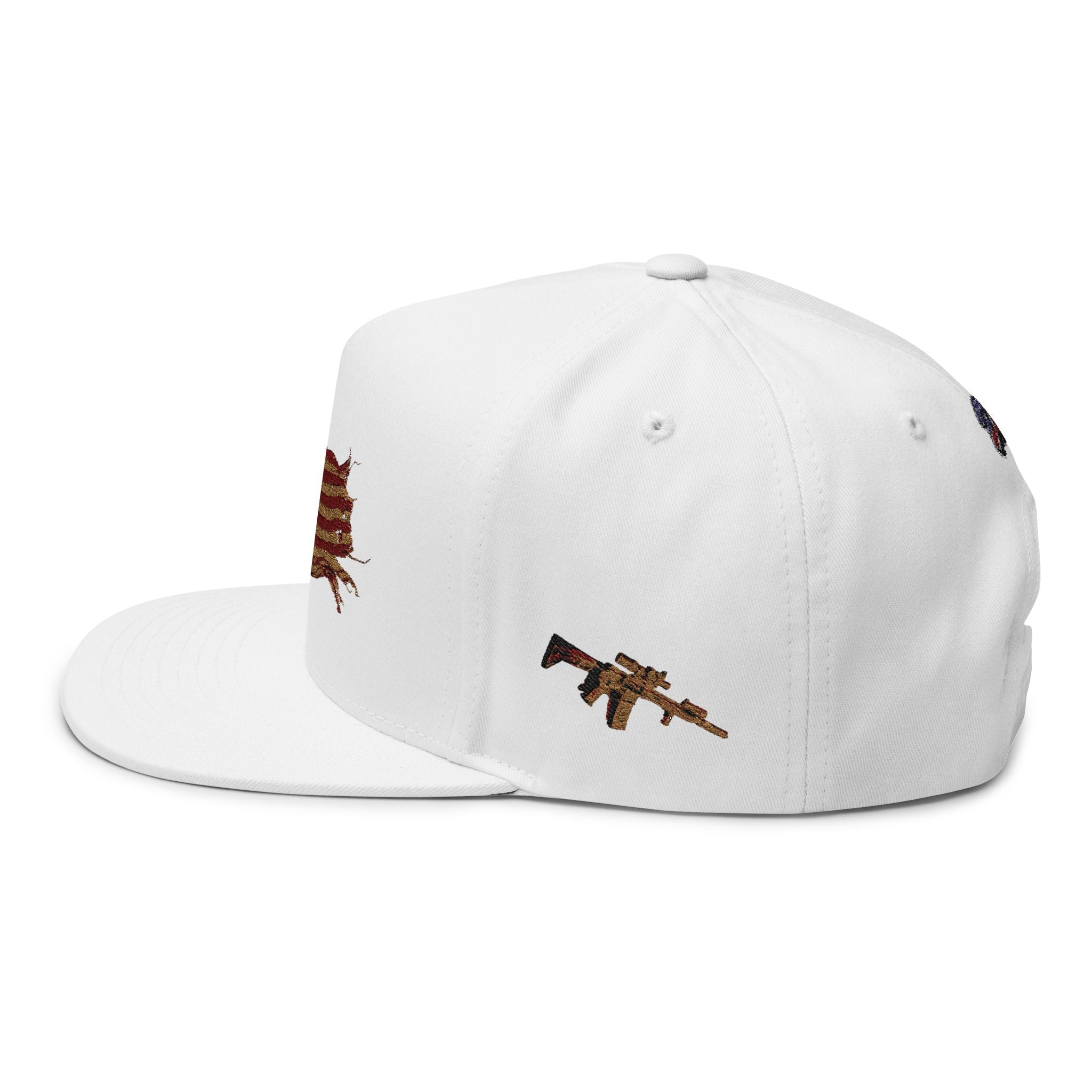 Flat Bill Cap (Embroidery)