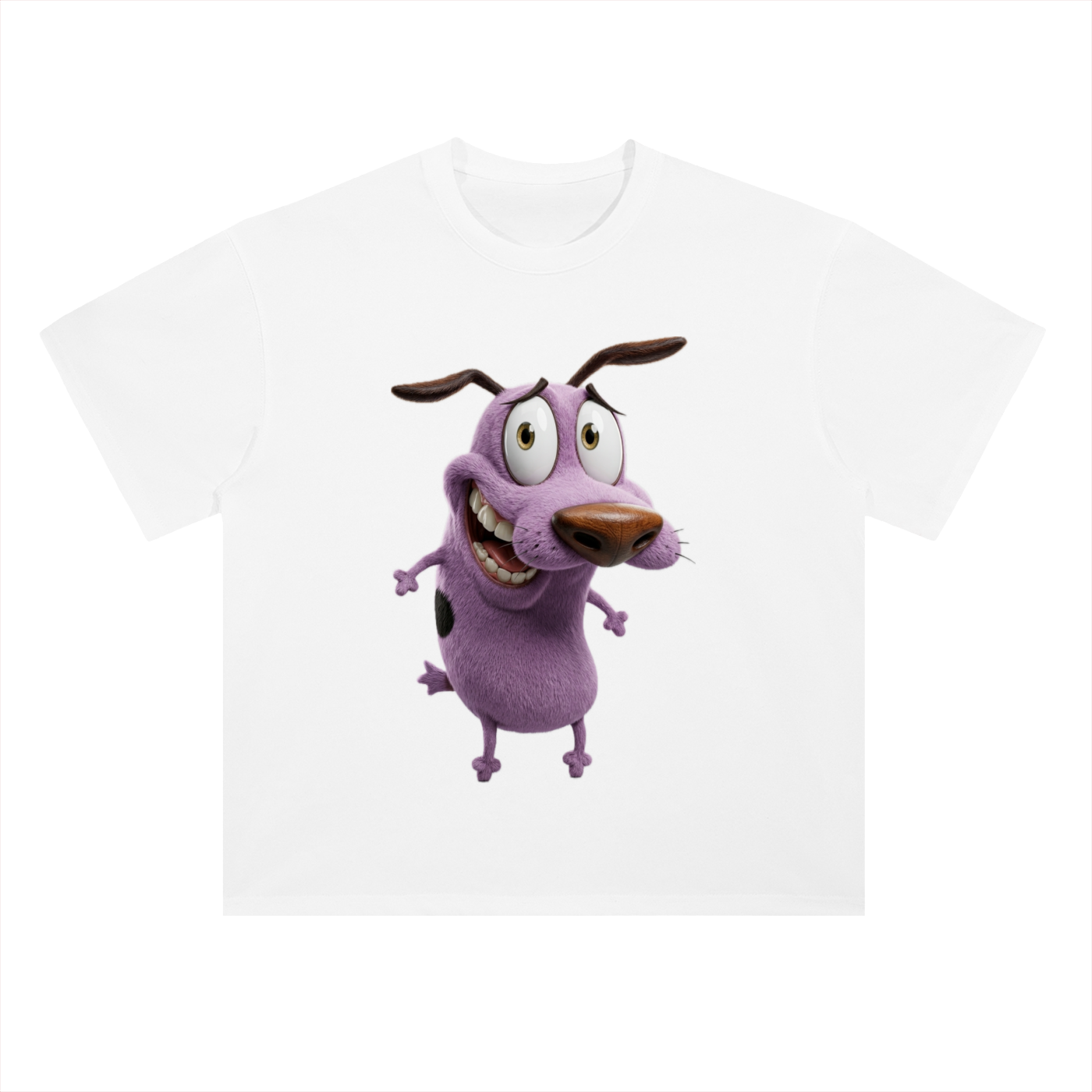 Heavyweight Drop Shoulder Cotton T-Shirt Coward Dog