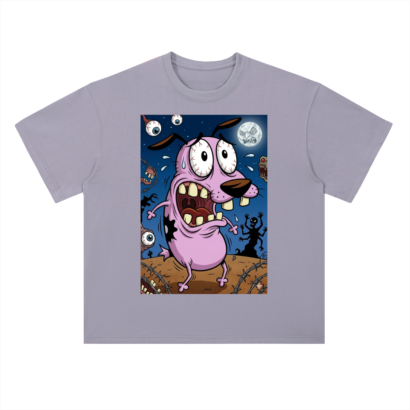 Heavyweight Drop Shoulder Cotton T-Shirt Coward Dog