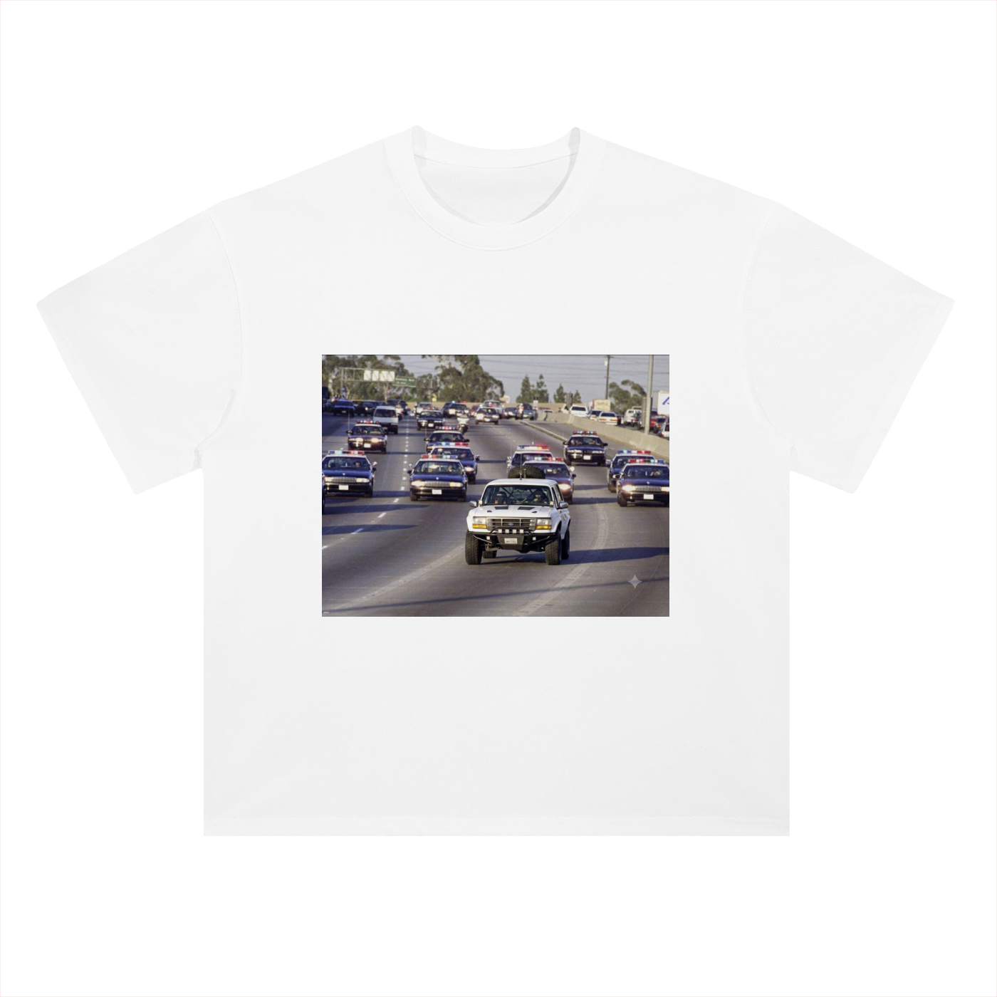 Heavyweight Drop Shoulder Cotton T-Shirt OJ Bronco