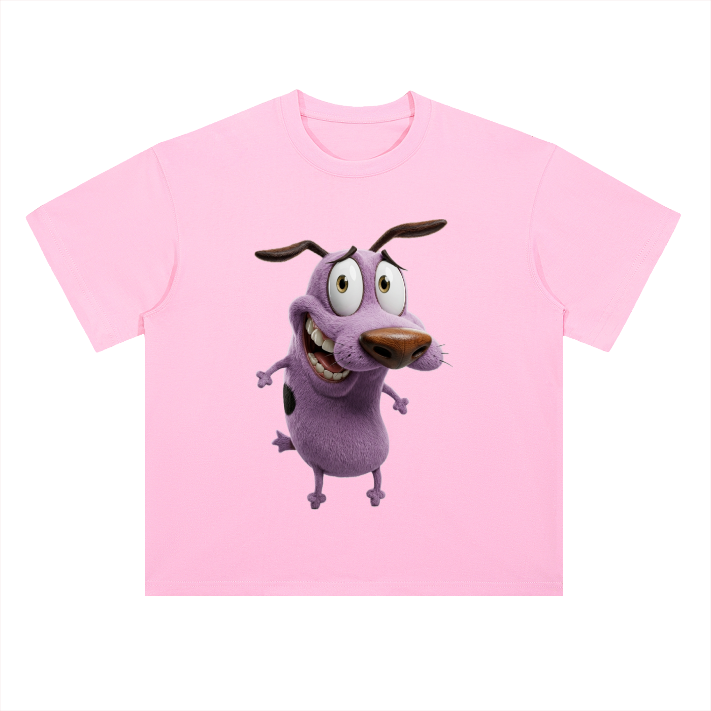 Heavyweight Drop Shoulder Cotton T-Shirt Coward Dog