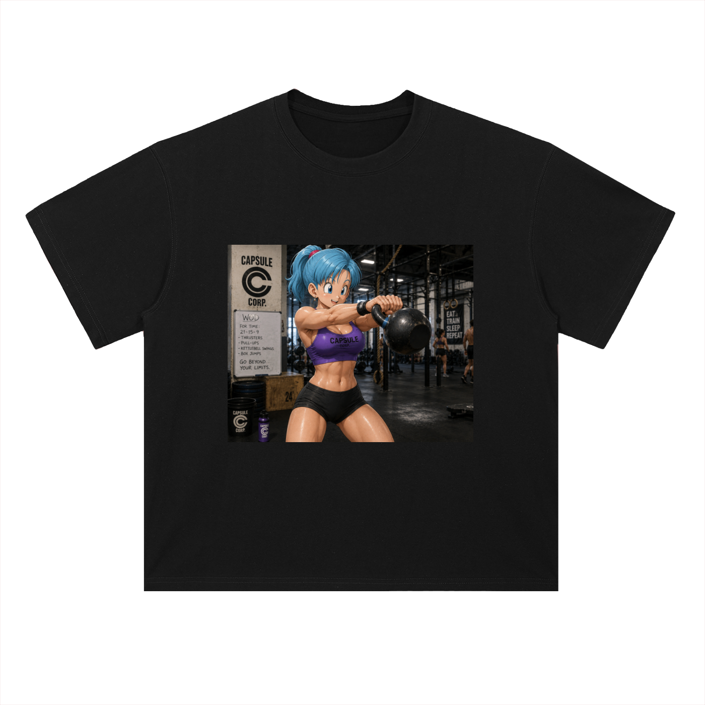 Heavyweight Drop Shoulder Cotton T-Shirt Bulma