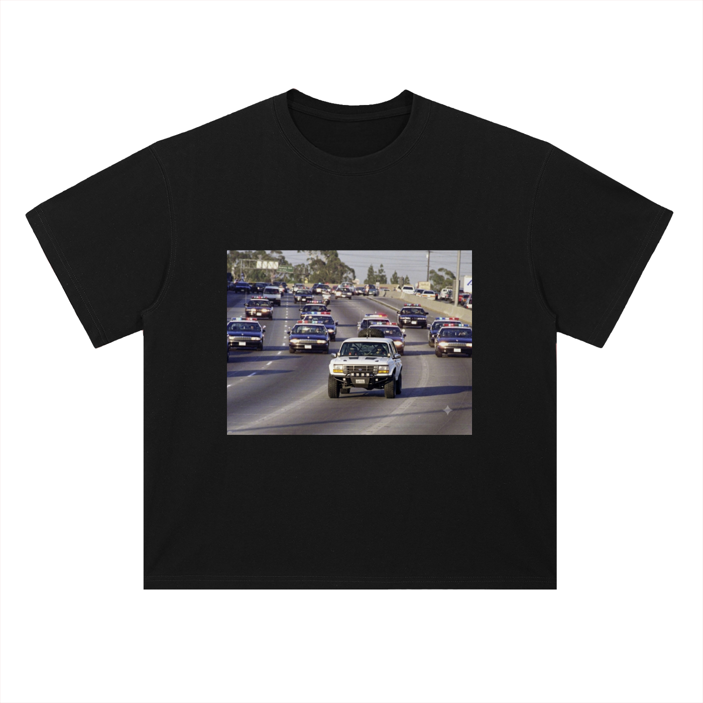 Heavyweight Drop Shoulder Cotton T-Shirt OJ Bronco