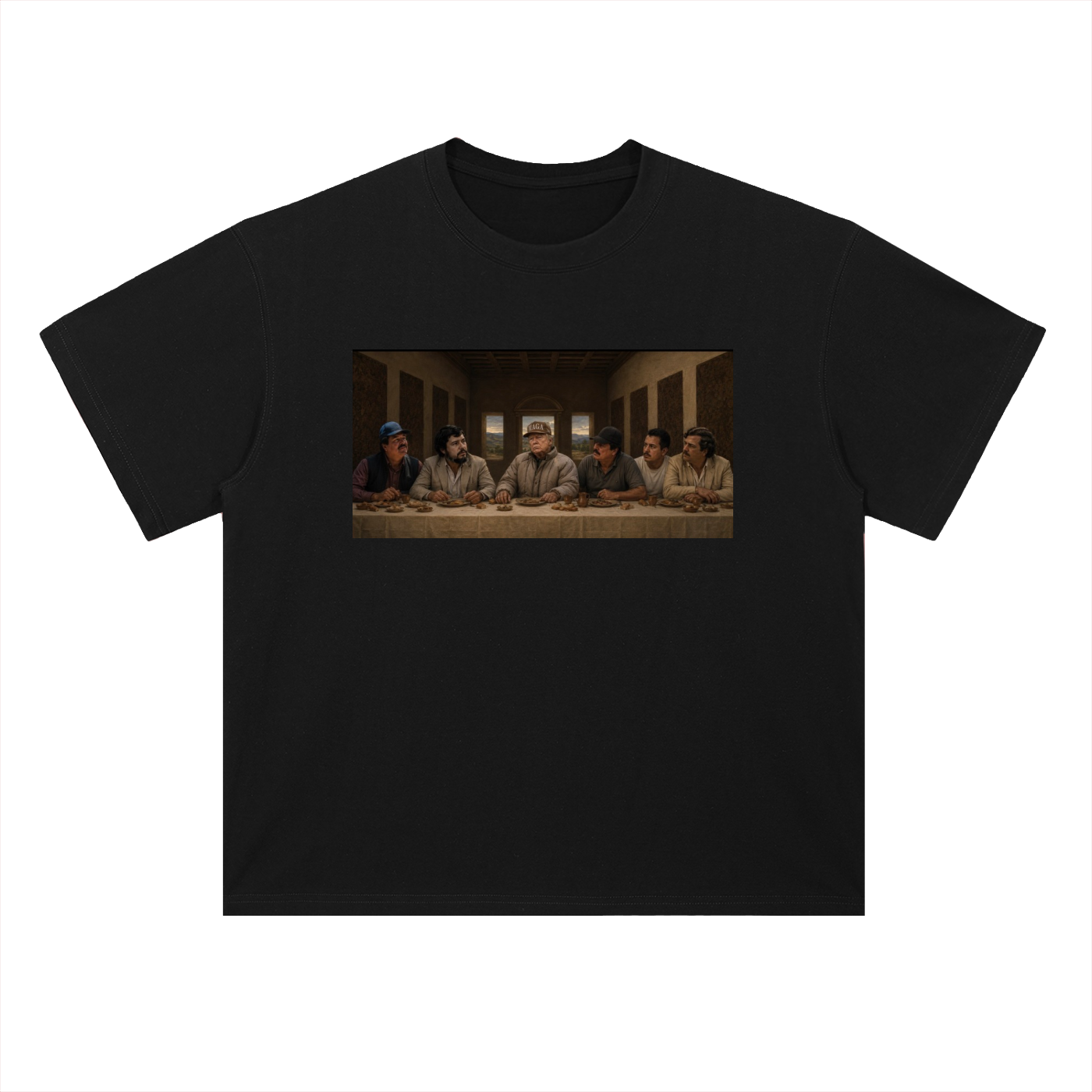 Heavyweight Drop Shoulder Cotton T-Shirt Narco supper