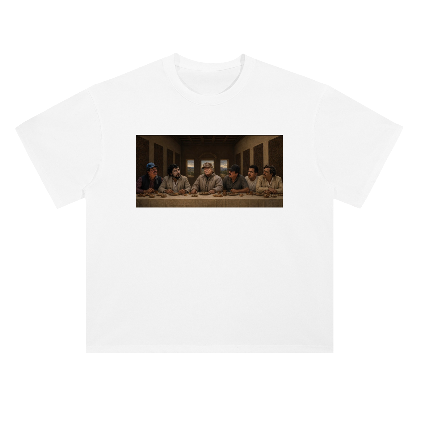 Heavyweight Drop Shoulder Cotton T-Shirt Narco supper