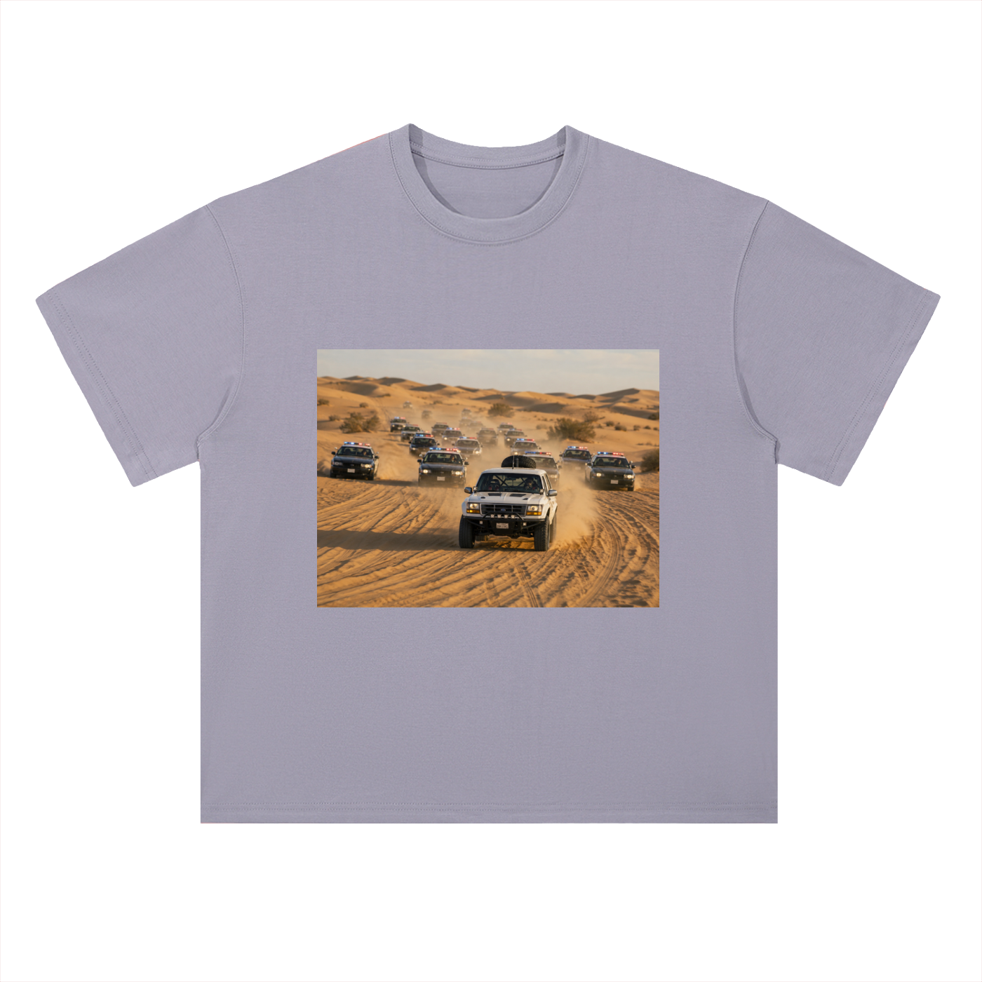 Heavyweight Drop Shoulder Cotton T-Shirt OJ Bronco off-road