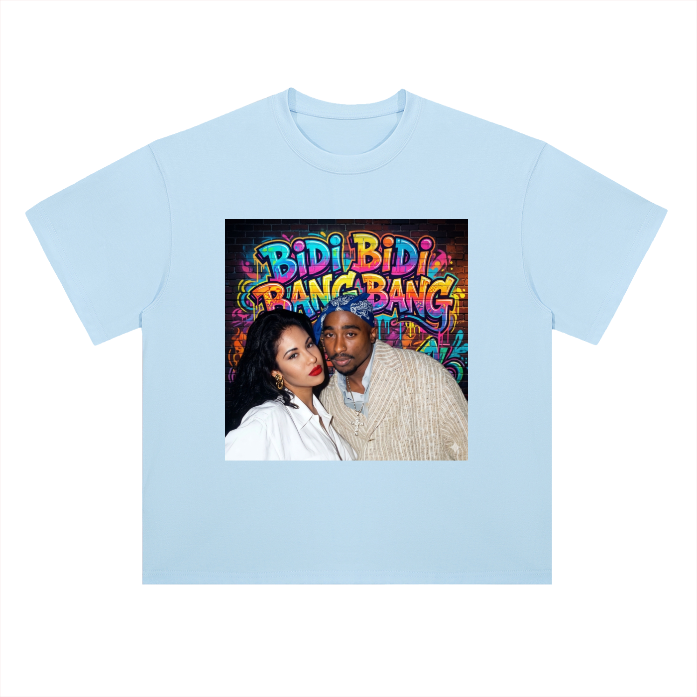 Heavyweight Drop Shoulder Cotton T-Shirt Bidi Bang
