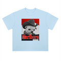 Heavyweight Drop Shoulder Cotton T-Shirt Marlboro Dog cowboy