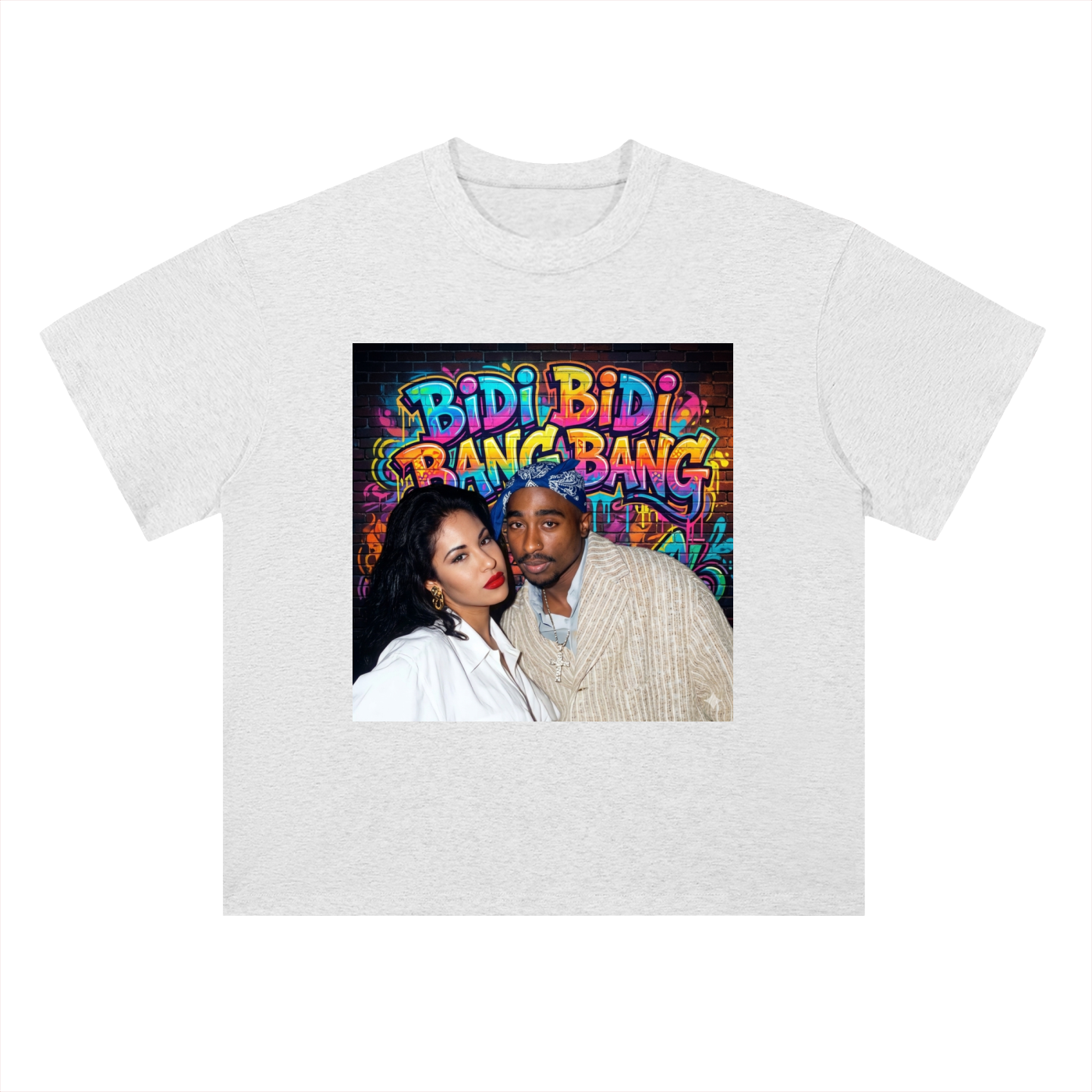 Heavyweight Drop Shoulder Cotton T-Shirt Bidi Bang