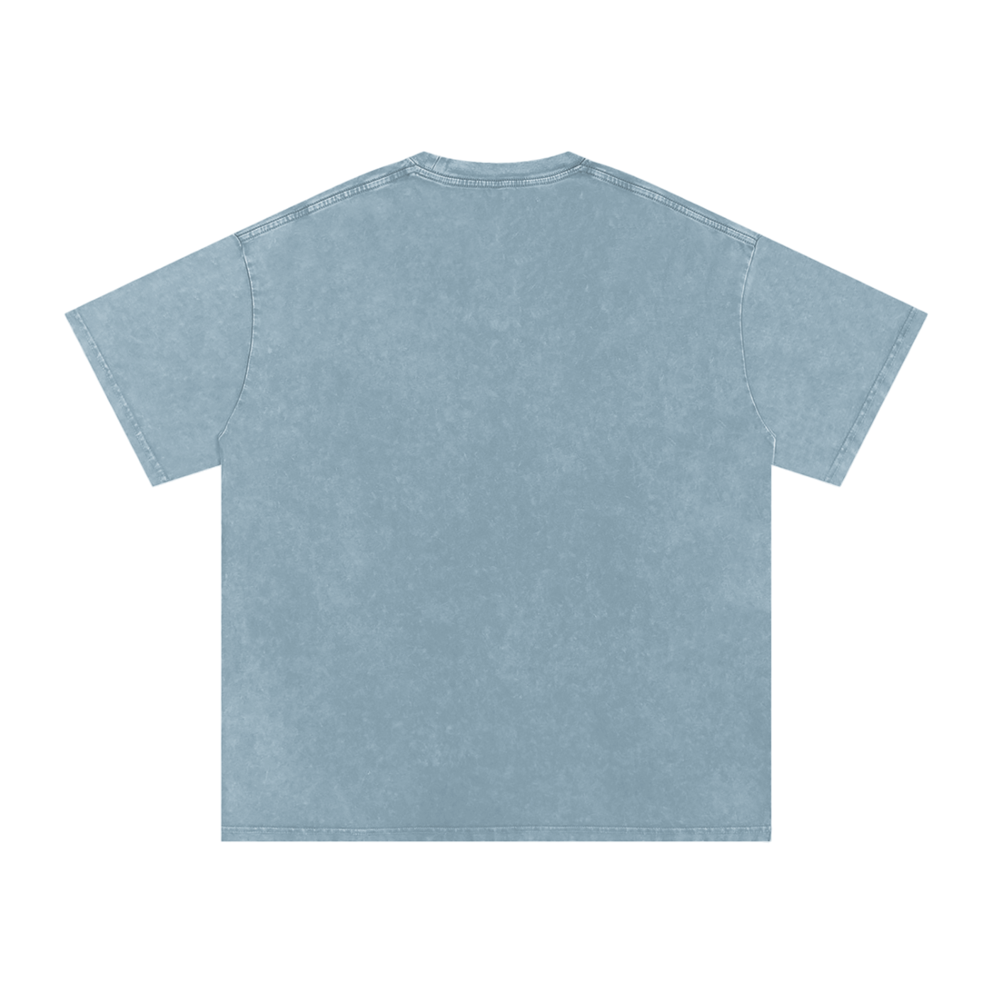 Snow Washed Oversized Cotton T-Shirt Mexican calendar