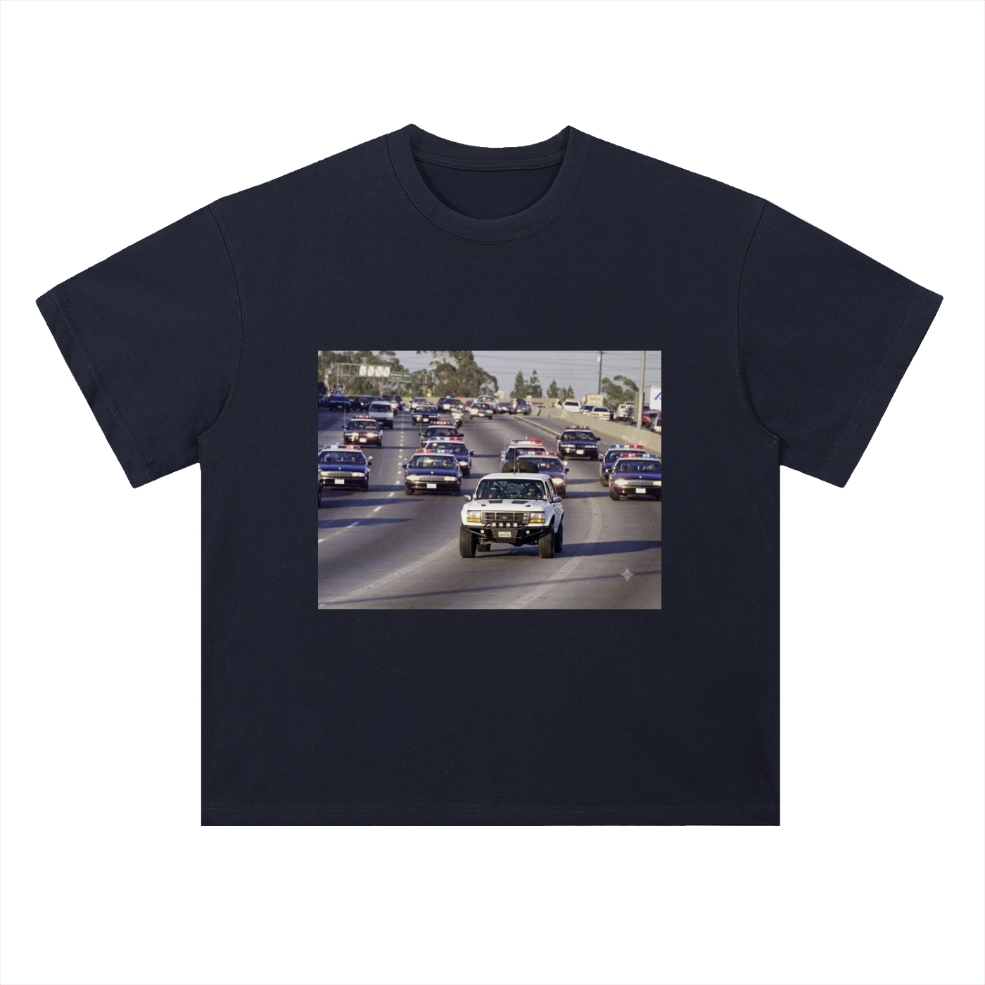 Heavyweight Drop Shoulder Cotton T-Shirt OJ Bronco