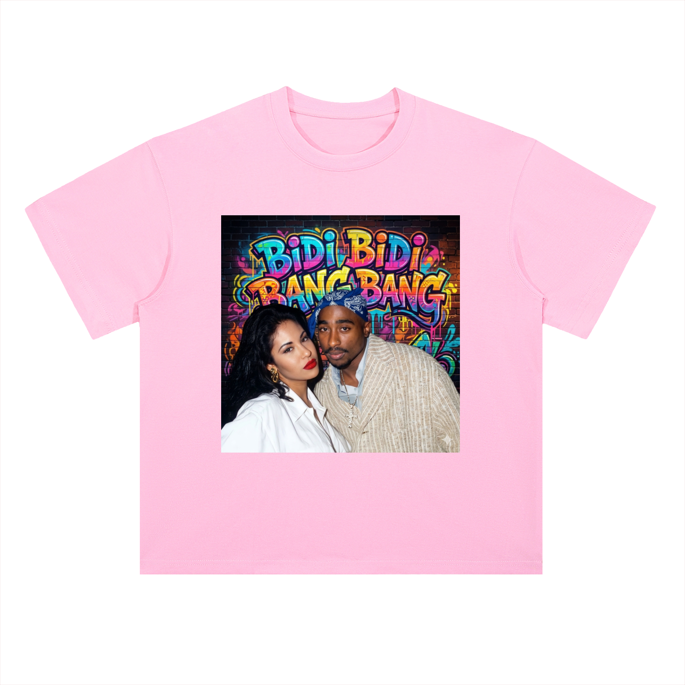 Heavyweight Drop Shoulder Cotton T-Shirt Bidi Bang