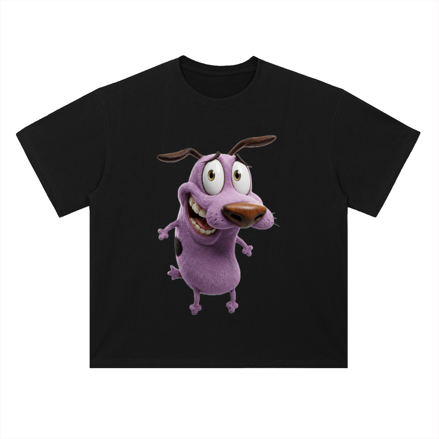 Heavyweight Drop Shoulder Cotton T-Shirt Coward Dog