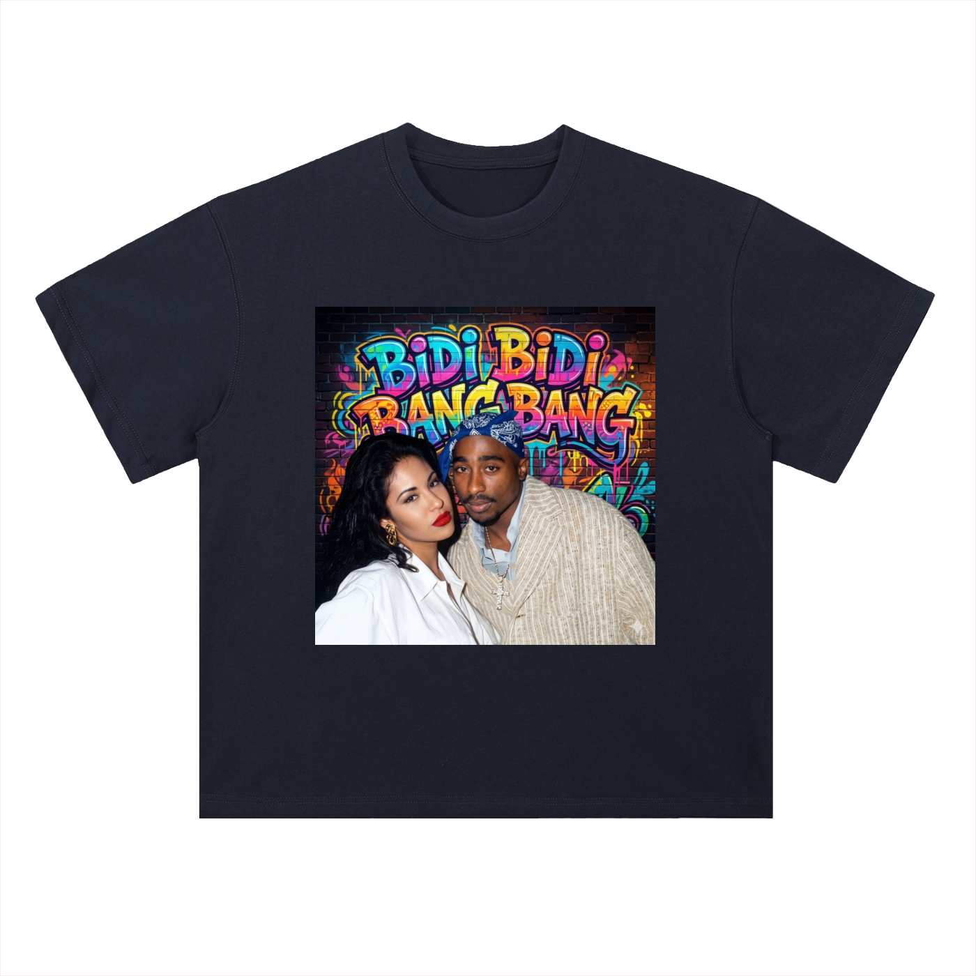 Heavyweight Drop Shoulder Cotton T-Shirt Bidi Bang