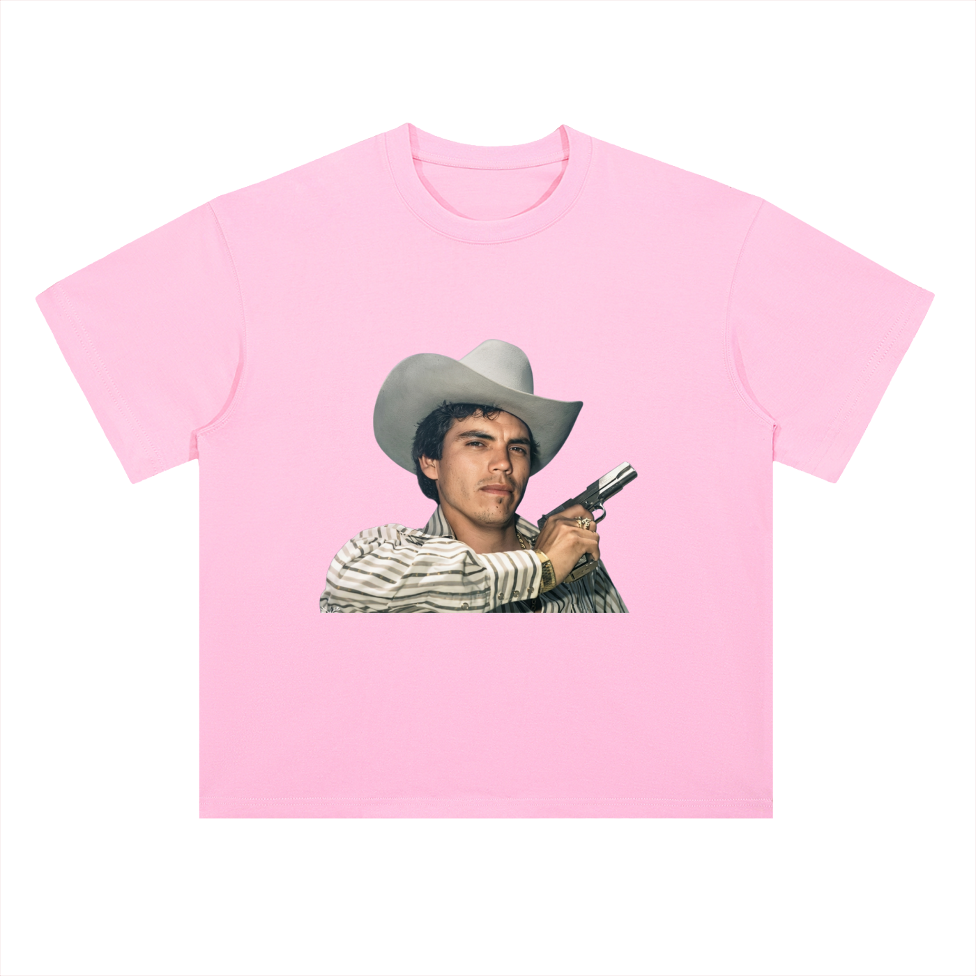 Heavyweight Drop Shoulder Cotton T-Shirt Chalino 45