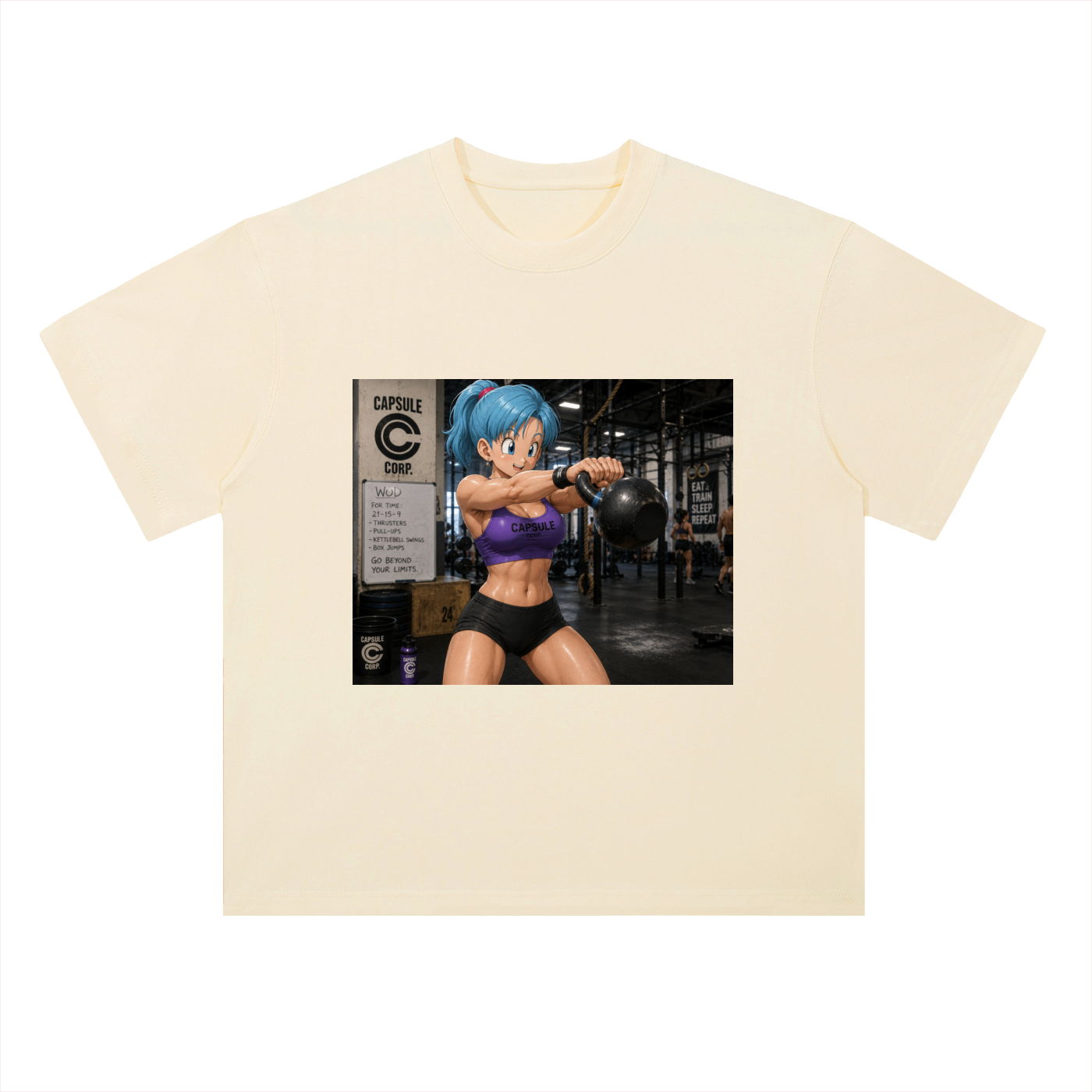 Heavyweight Drop Shoulder Cotton T-Shirt Bulma