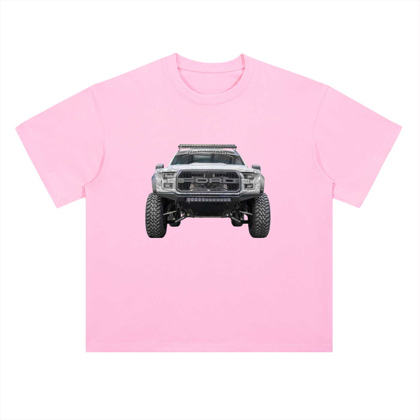 Heavyweight Drop Shoulder Cotton T-Shirt Raptor
