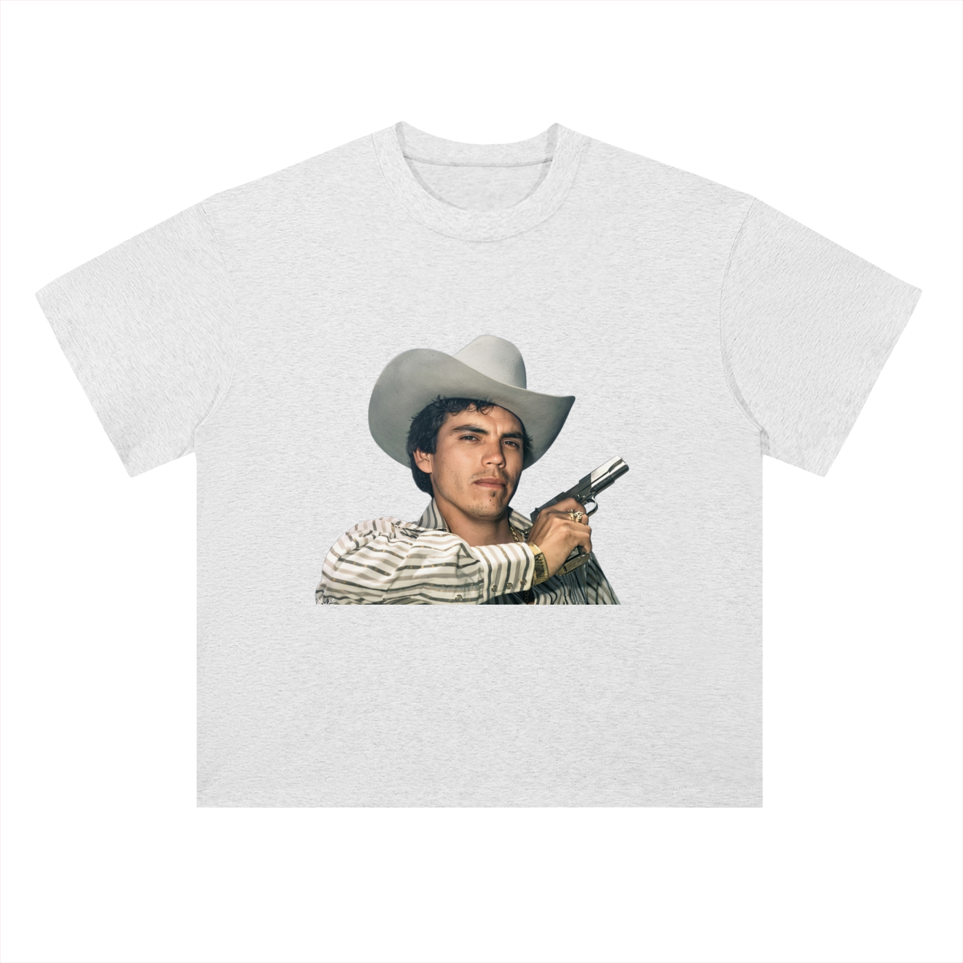 Heavyweight Drop Shoulder Cotton T-Shirt Chalino 45
