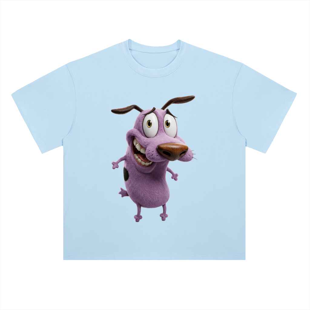 Heavyweight Drop Shoulder Cotton T-Shirt Coward Dog