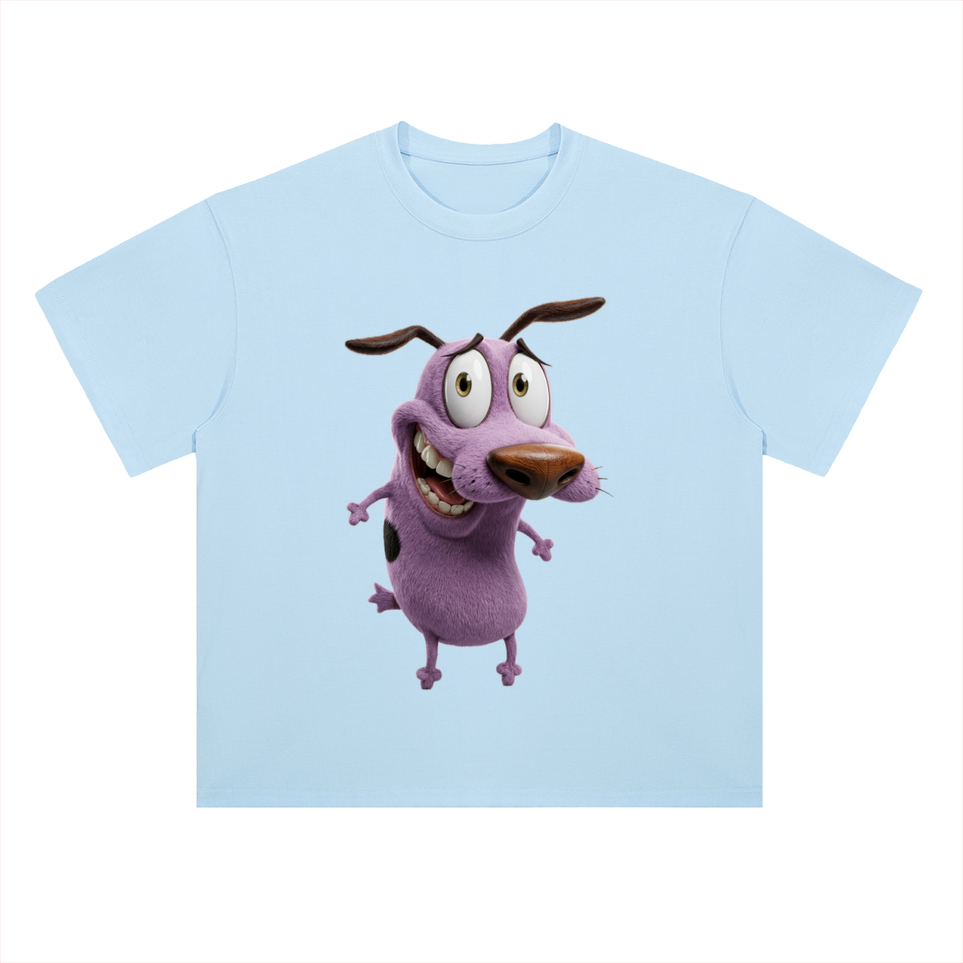 Heavyweight Drop Shoulder Cotton T-Shirt Coward Dog