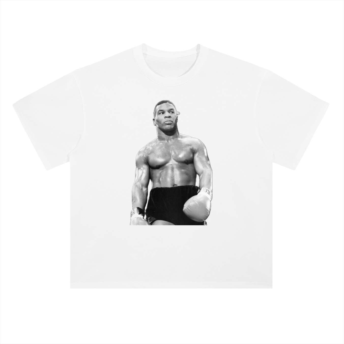 Heavyweight Drop Shoulder Cotton T-Shirt Tyson pose